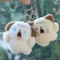 Screaming Animals Plush Keychain - Bear Hugs