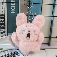 Screaming Animals Plush Keychain - Bear Hugs