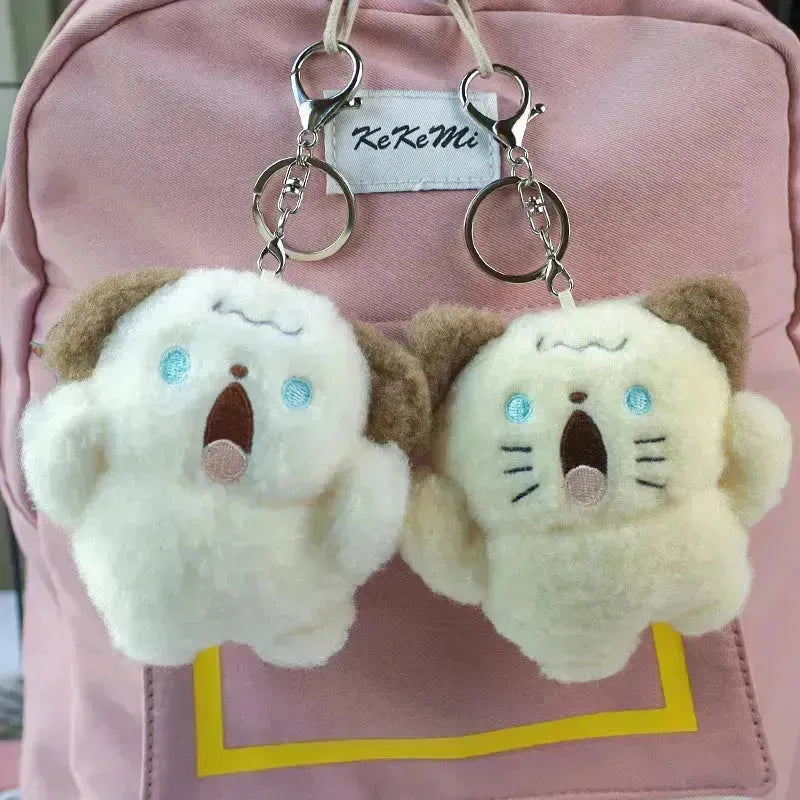 Screaming Animals Plush Keychain - Bear Hugs