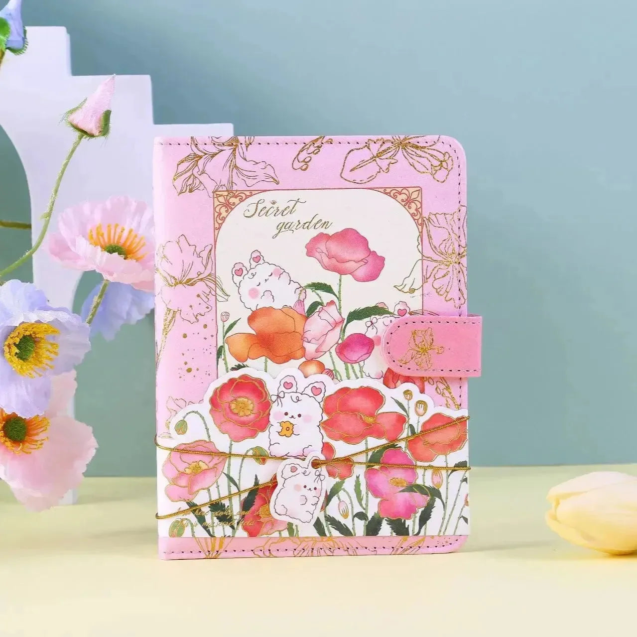 Secret Garden Diary with Magnetic Clasp - Bear Hugs