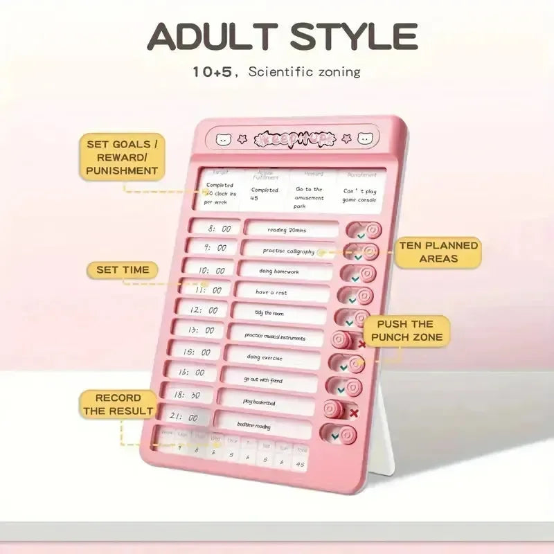Self-Discipline Multifunctional Habit Tracker - Bear Hugs