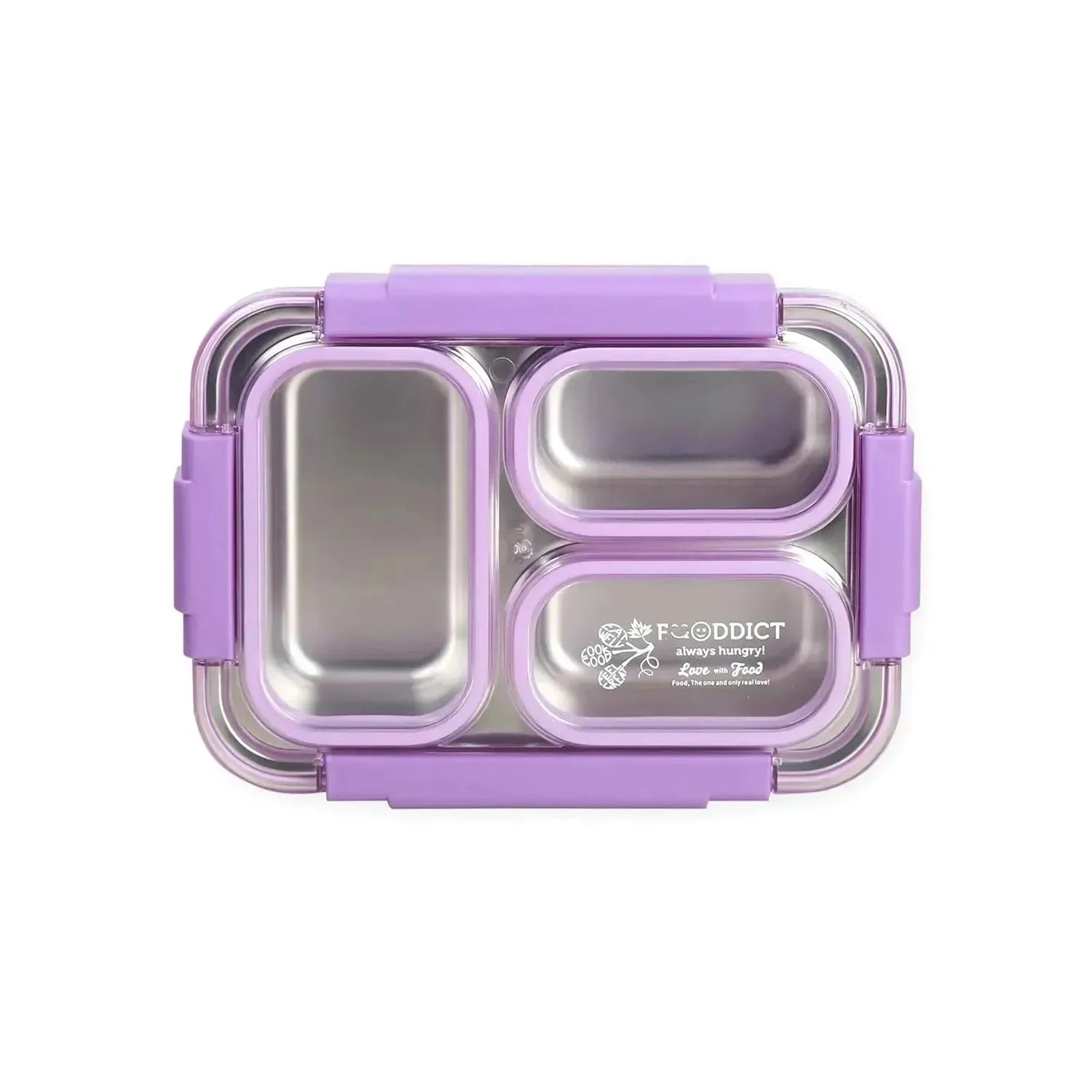 Seoul Food 3-Compartment Lunch Box (710 ml) - Bear Hugs