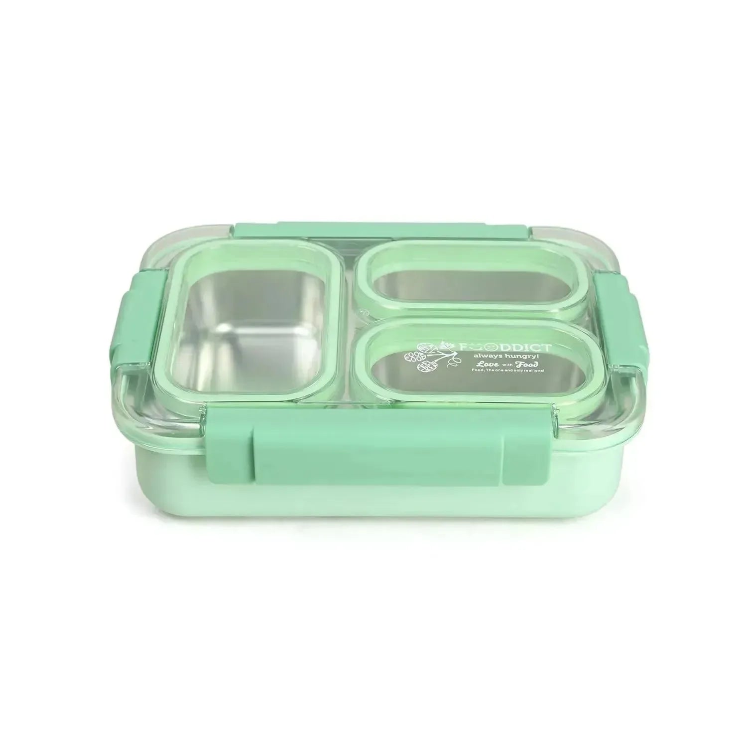 Seoul Food 3-Compartment Lunch Box (710 ml) - Bear Hugs