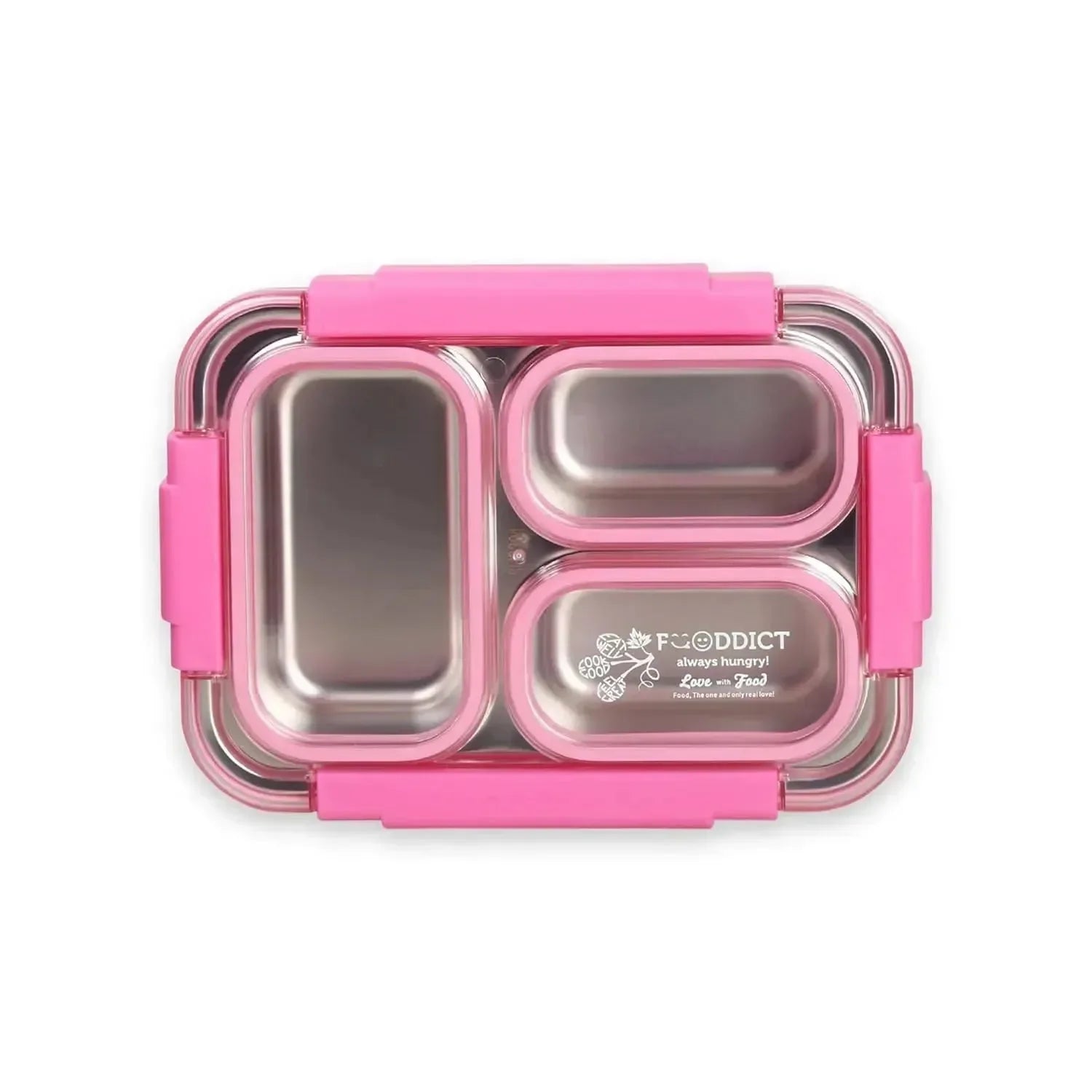 Seoul Food 3-Compartment Lunch Box (710 ml) - Bear Hugs