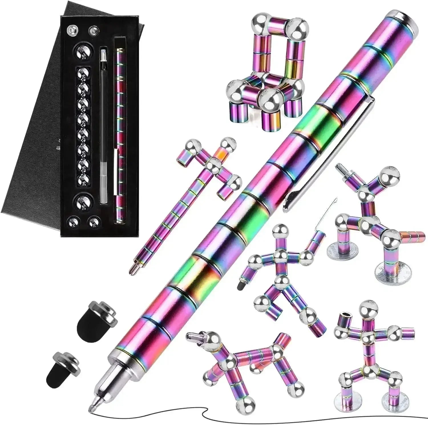Shape Changing Magnetic Fidget Pen - Bear Hugs