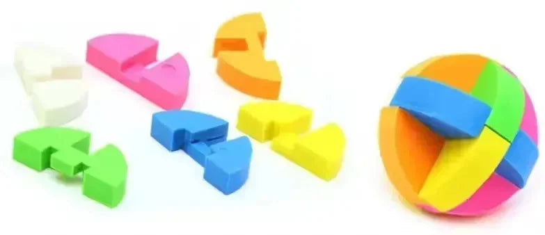 Shapes Puzzle Block Maze Eraser - Bear Hugs