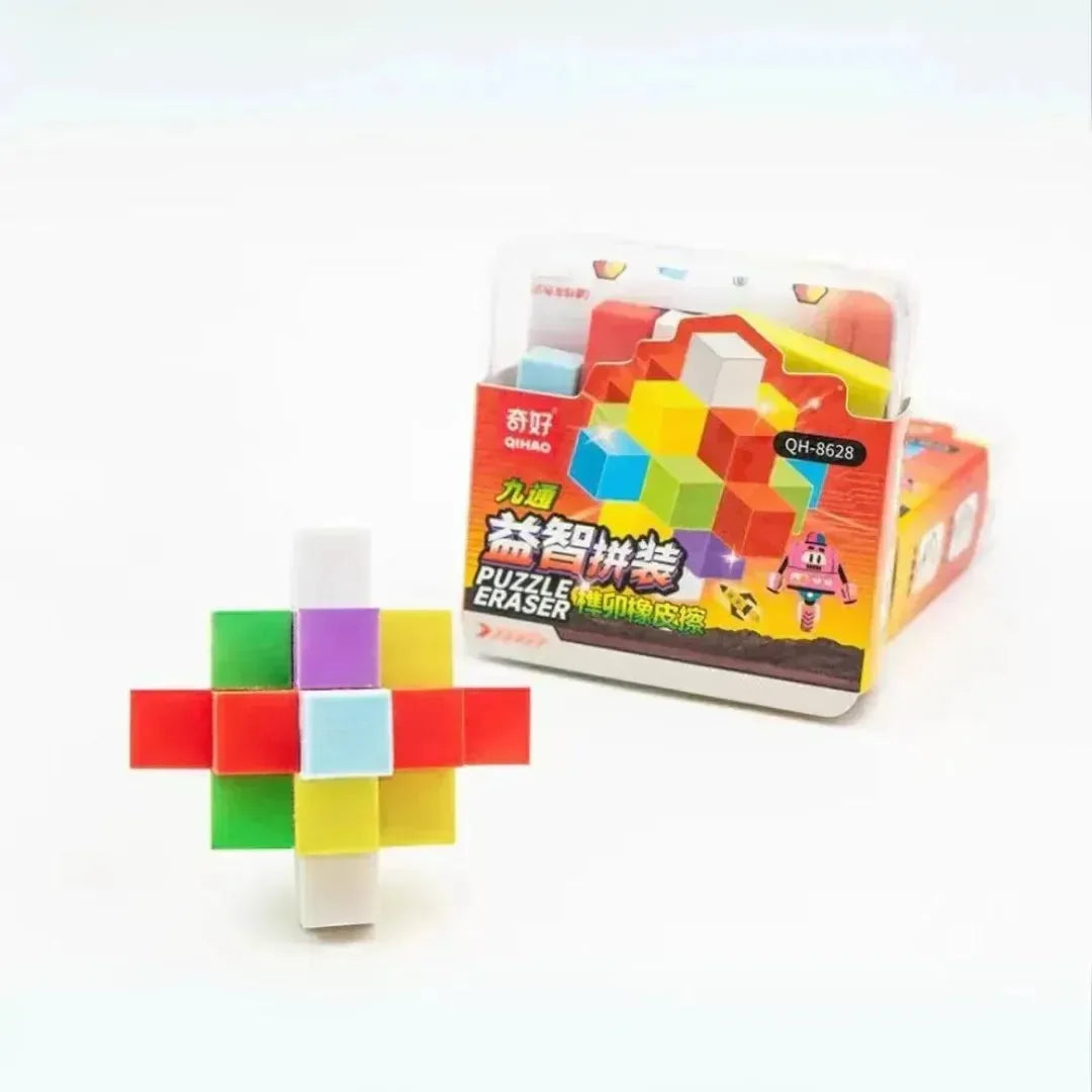 Shapes Puzzle Block Maze Eraser - Bear Hugs