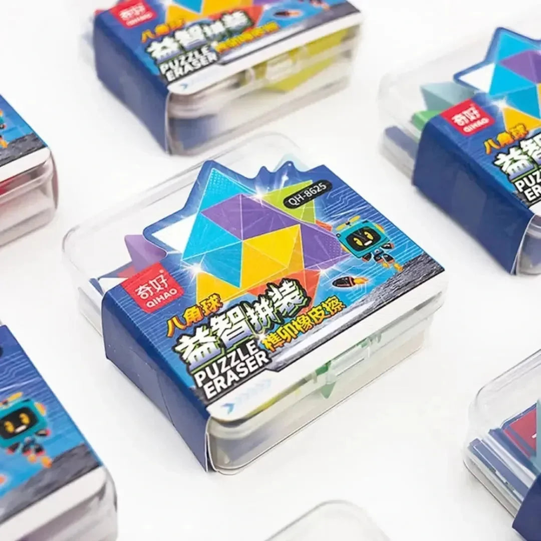 Shapes Puzzle Block Maze Eraser - Bear Hugs