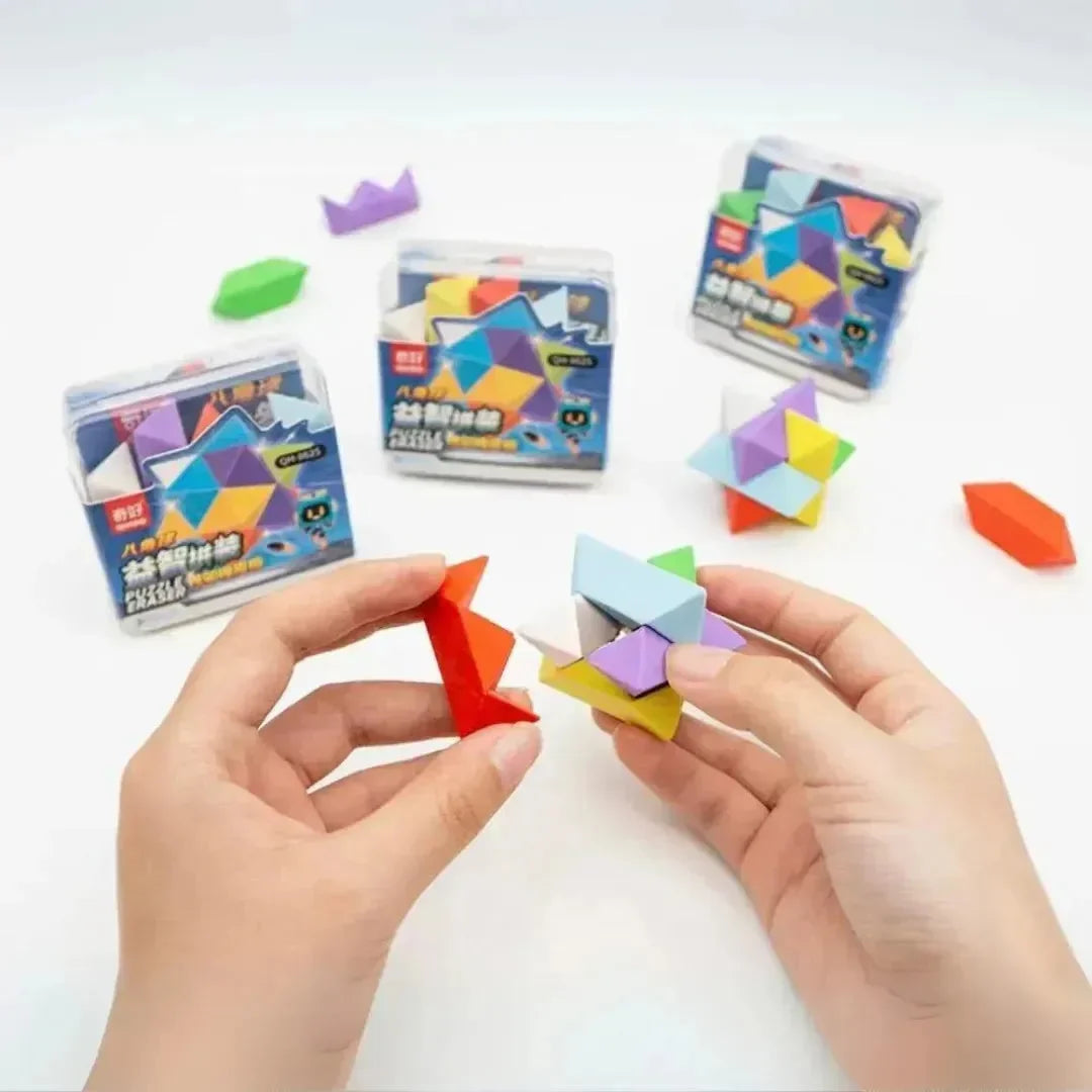 Shapes Puzzle Block Maze Eraser - Bear Hugs