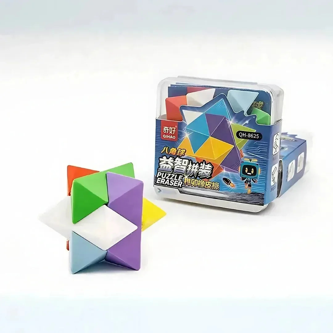 Shapes Puzzle Block Maze Eraser - Bear Hugs