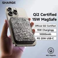 SHARGE CarbonMag Magnetic Power Bank - Bear Hugs
