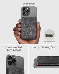 SHARGE CarbonMag Magnetic Power Bank - Bear Hugs