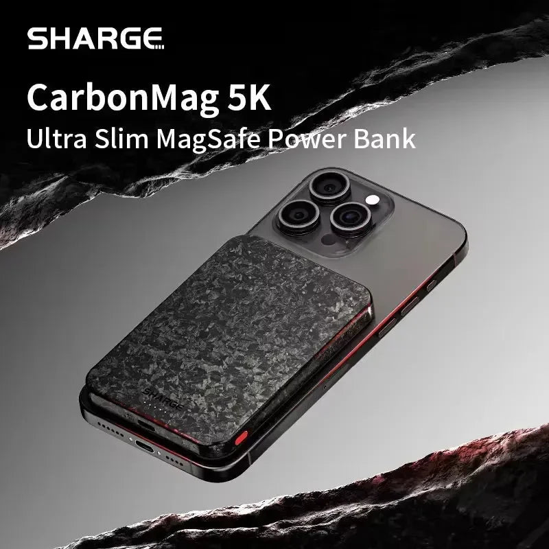 SHARGE CarbonMag Magnetic Power Bank - Bear Hugs