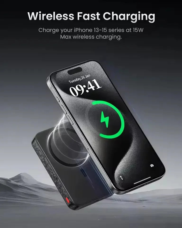 SHARGE CarbonMag Magnetic Power Bank - Bear Hugs