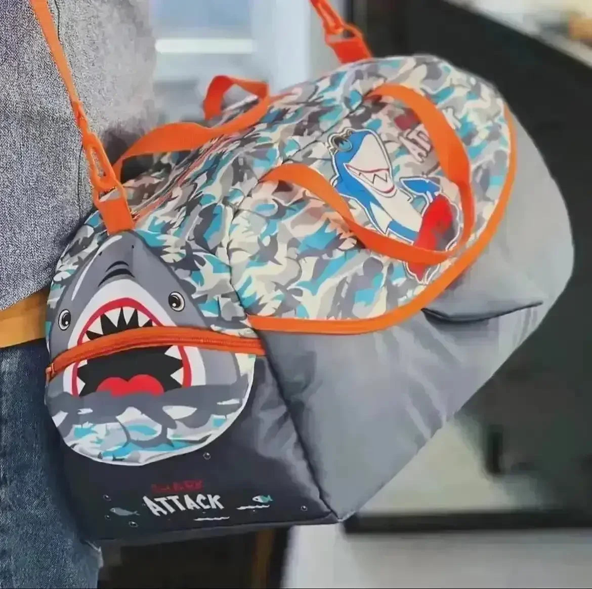 Shark Attack Duffle Bag - Bear Hugs