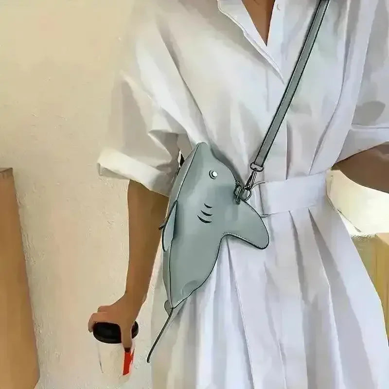 Shark Shaped Crossbody Bag - Bear Hugs