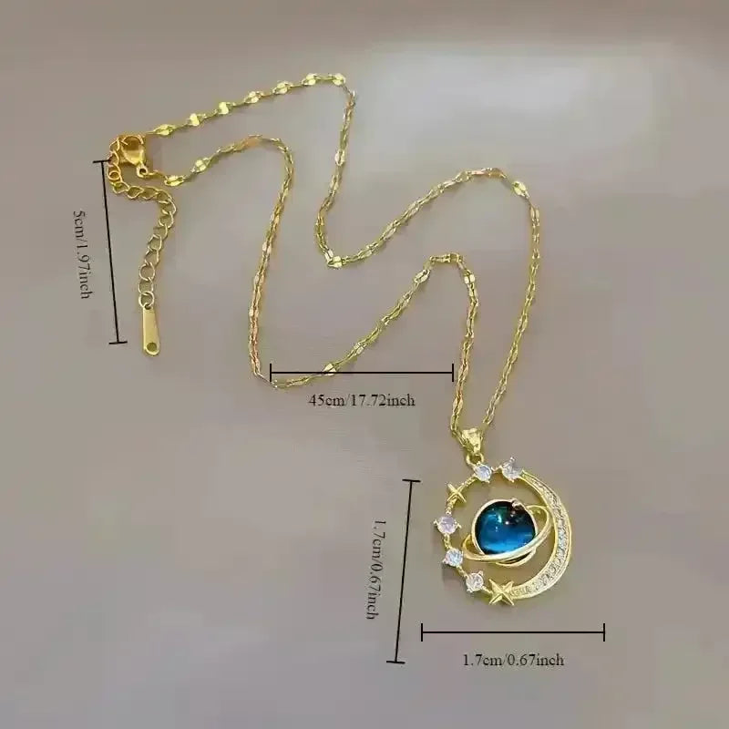 Shimmering Celestial Pendant - Bear Hugs