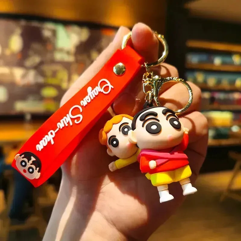 Shin-chan's Day Out 3D Keychain - Bear Hugs