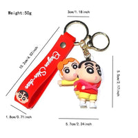 Shin-chan's Day Out 3D Keychain - Bear Hugs