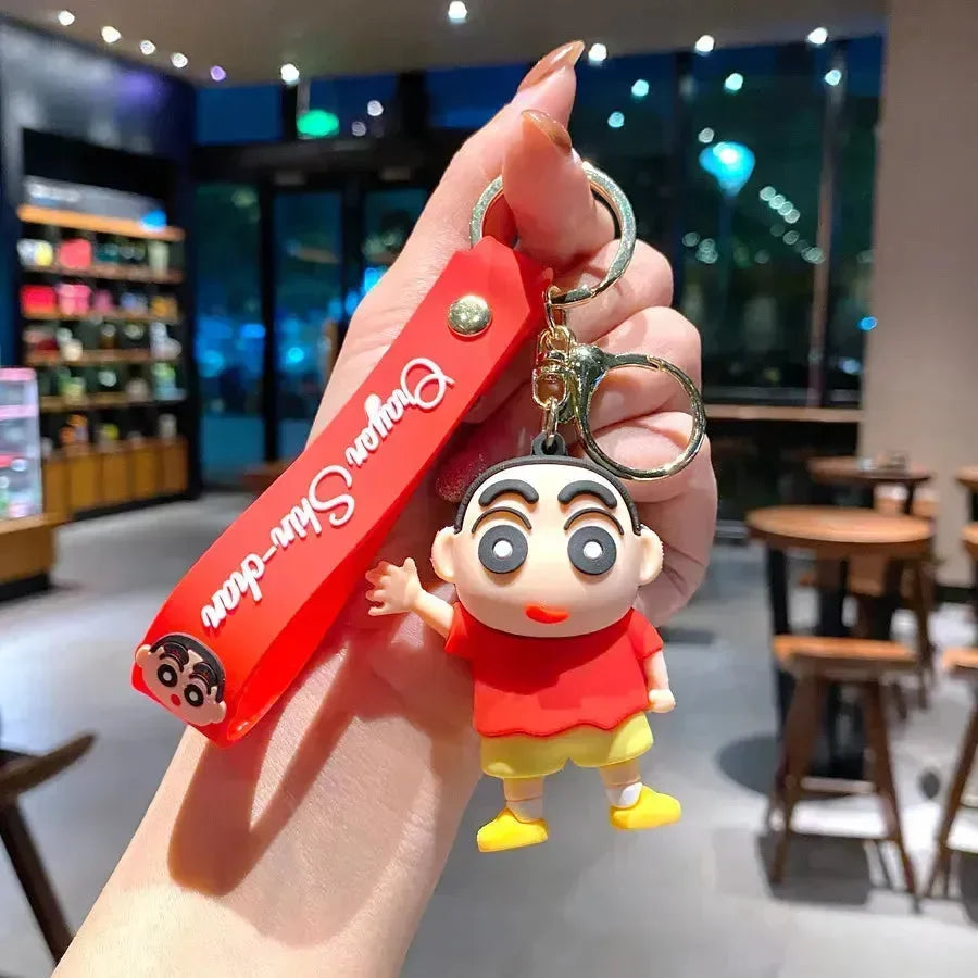 Shin-chan's Day Out 3D Keychain - Bear Hugs