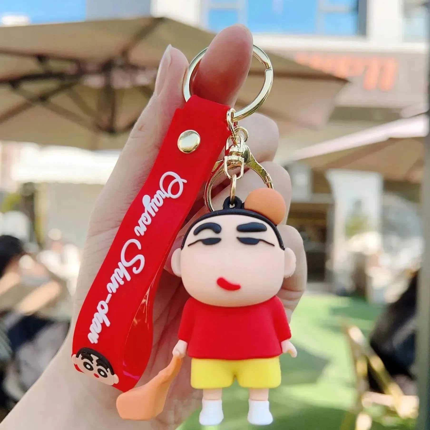 Shin-chan's Day Out 3D Keychain - Bear Hugs