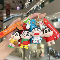 Shinchan Adventures Silicone Keychain - Bear Hugs