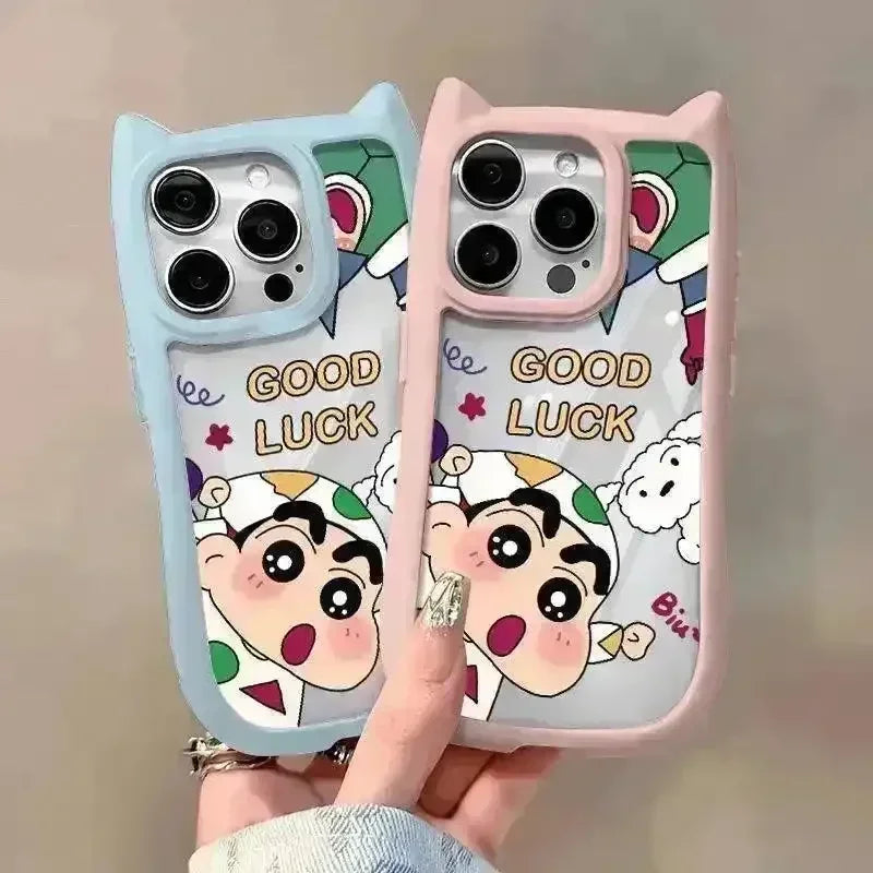 Shinchan Cat Ears Phone Case (For iPhones) Shinchan Cat Ears Phone Case (For iPhones)