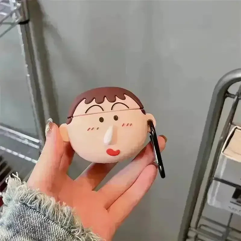 Shinchan Long Nose Case (For Airpods) - Bear Hugs