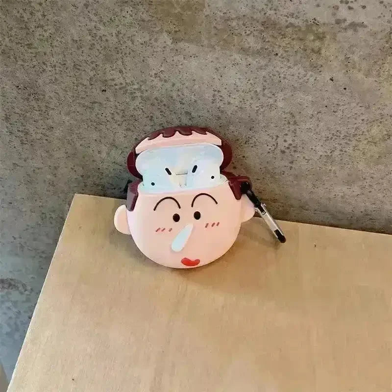 Shinchan Long Nose Case (For Airpods) - Bear Hugs