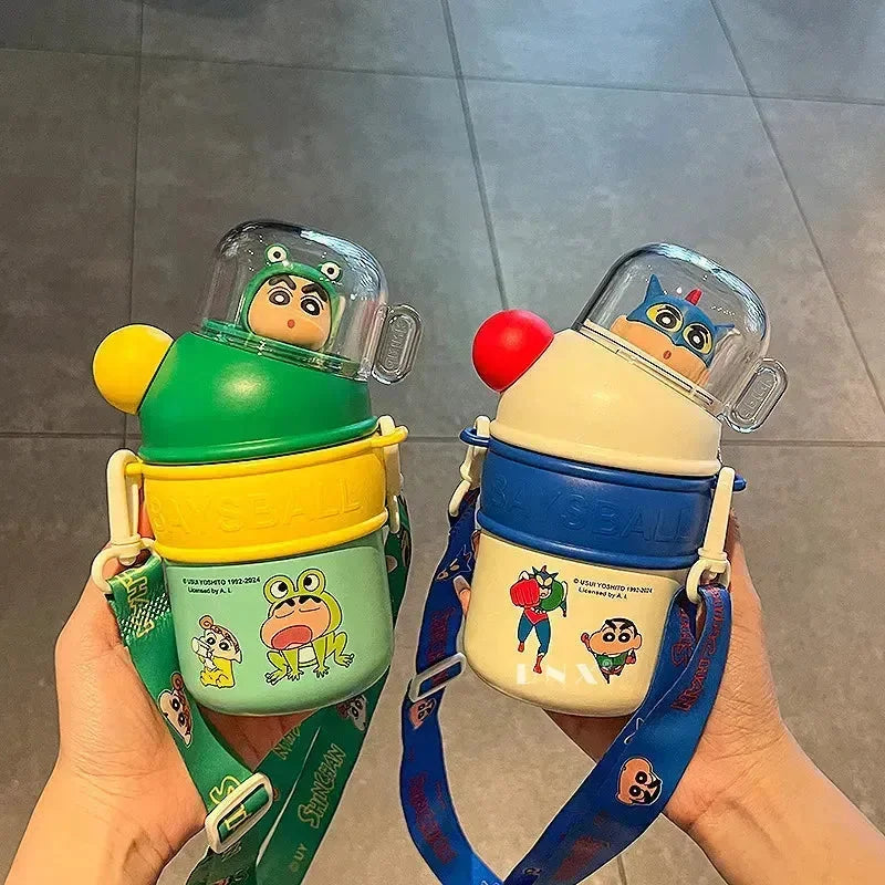 Shinchan Mini Baysball Insulated Bottle (430 ml) - Bear Hugs