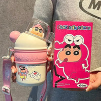 Shinchan Mini Baysball Insulated Bottle (430 ml) - Bear Hugs