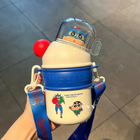 Shinchan Mini Baysball Insulated Bottle (430 ml) - Bear Hugs