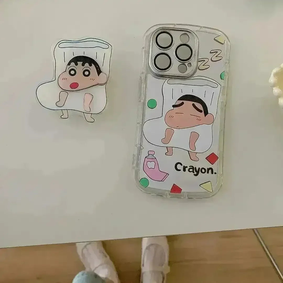 Shinchan Playful Phone Case (For iPhone) - Bear Hugs