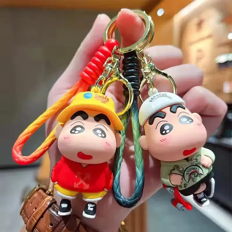 Shinchan Sporty Shenanigans Keychain - Bear Hugs
