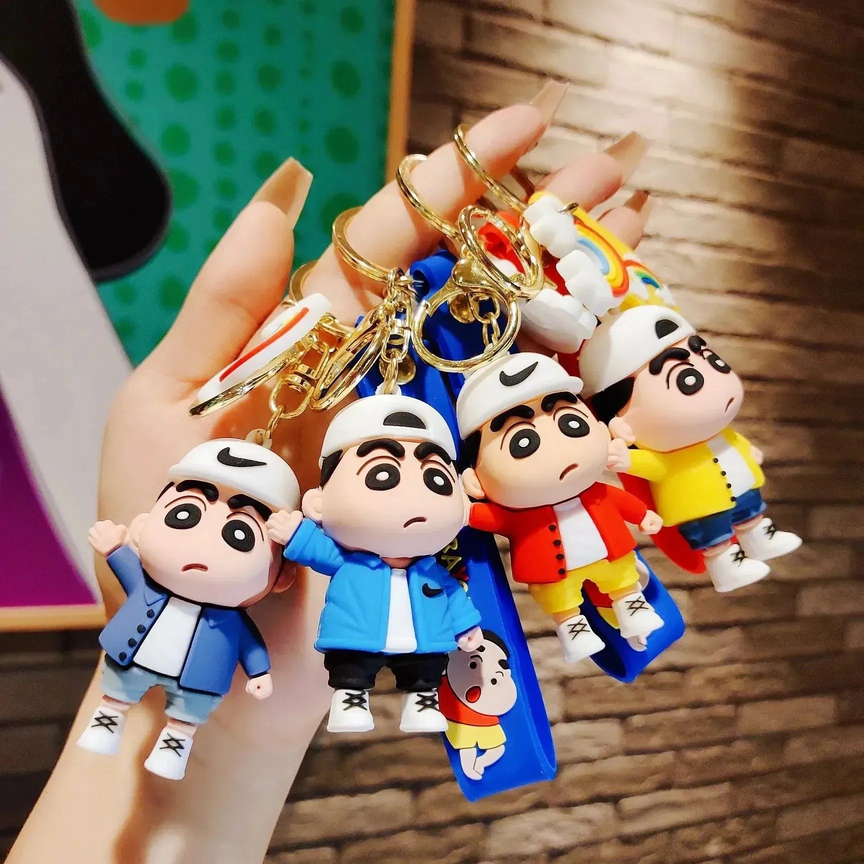Shinchan Street Style Keychain - Bear Hugs