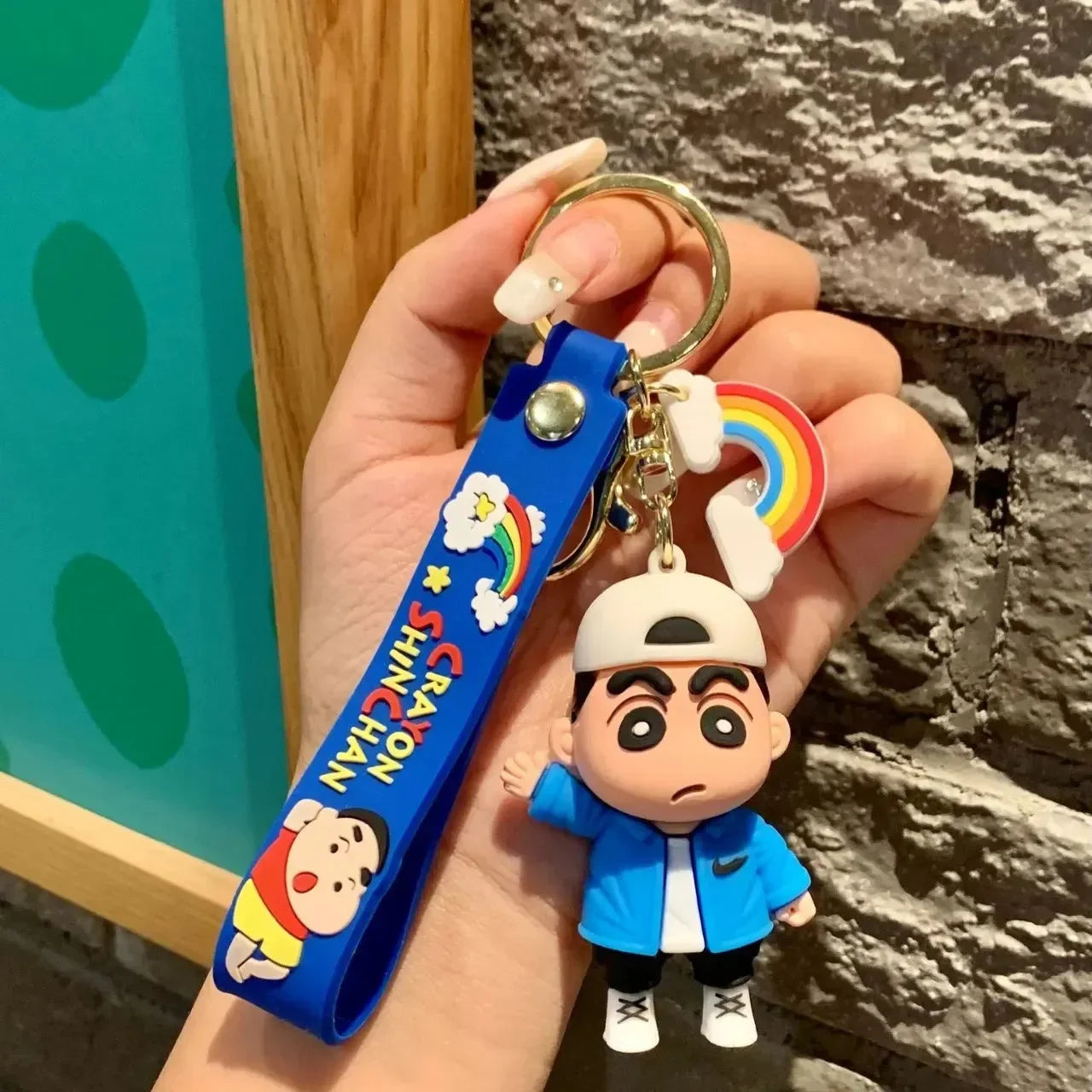 Shinchan Street Style Keychain - Bear Hugs