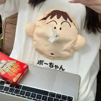 Shinchan Tissue Dispensing T-shirt - Bear Hugs