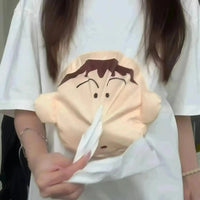 Shinchan Tissue Dispensing T-shirt - Bear Hugs
