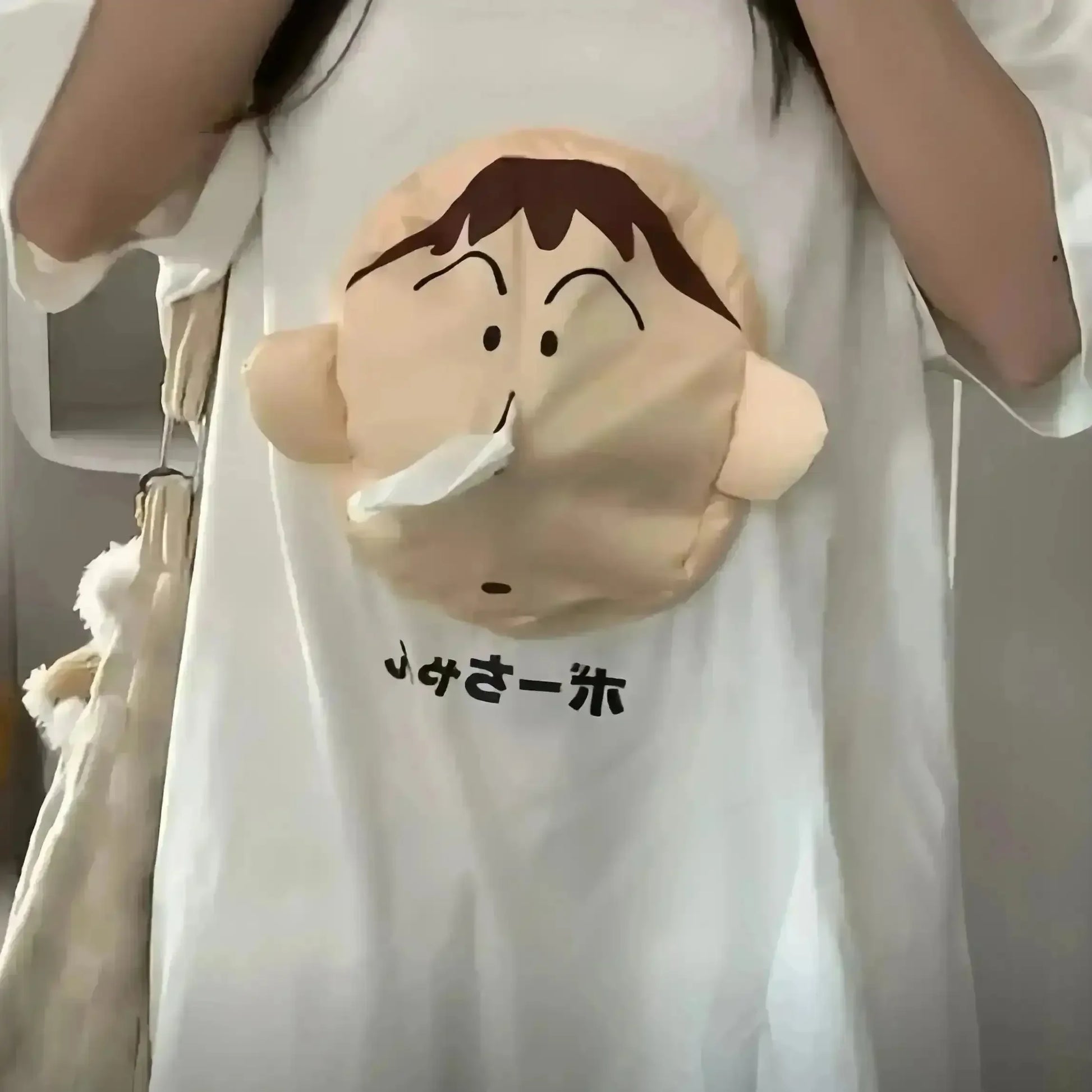 Shinchan Tissue Dispensing T-shirt - Bear Hugs