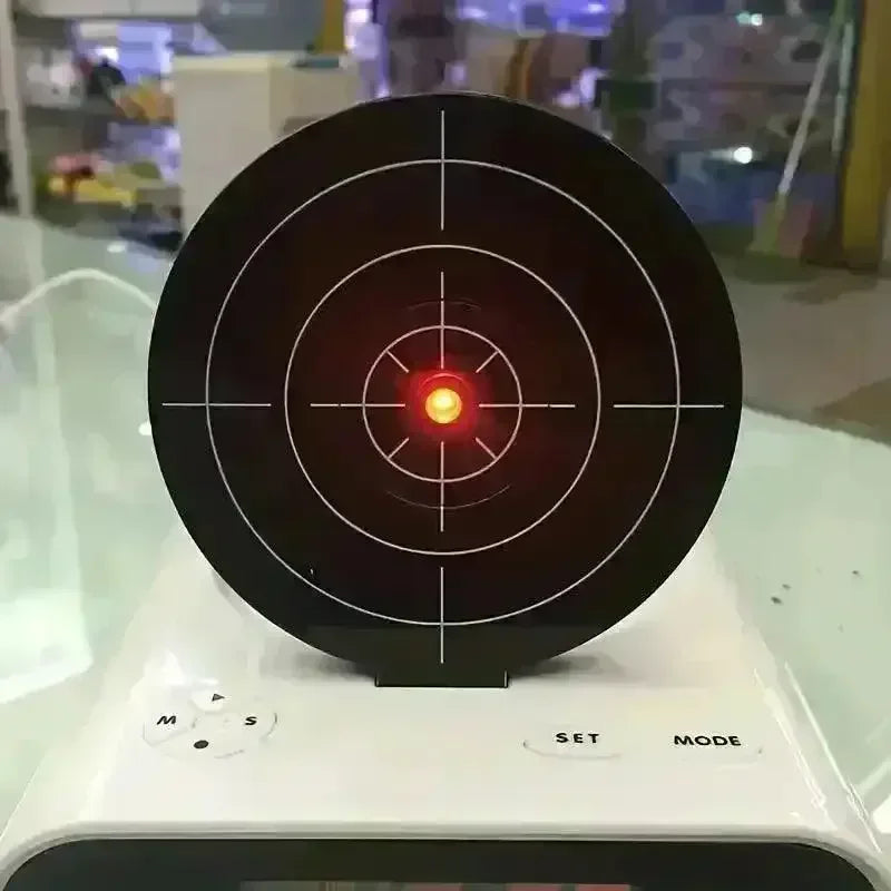 Large Target Clock Shooting Target Laser Alarm Clock- Novelty Item, Must Have