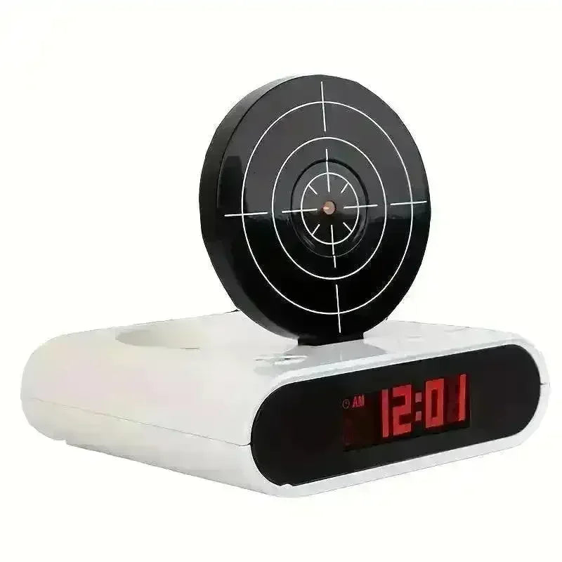 Large Target Clock Shooting Target Laser Alarm Clock- Novelty Item, Must Have