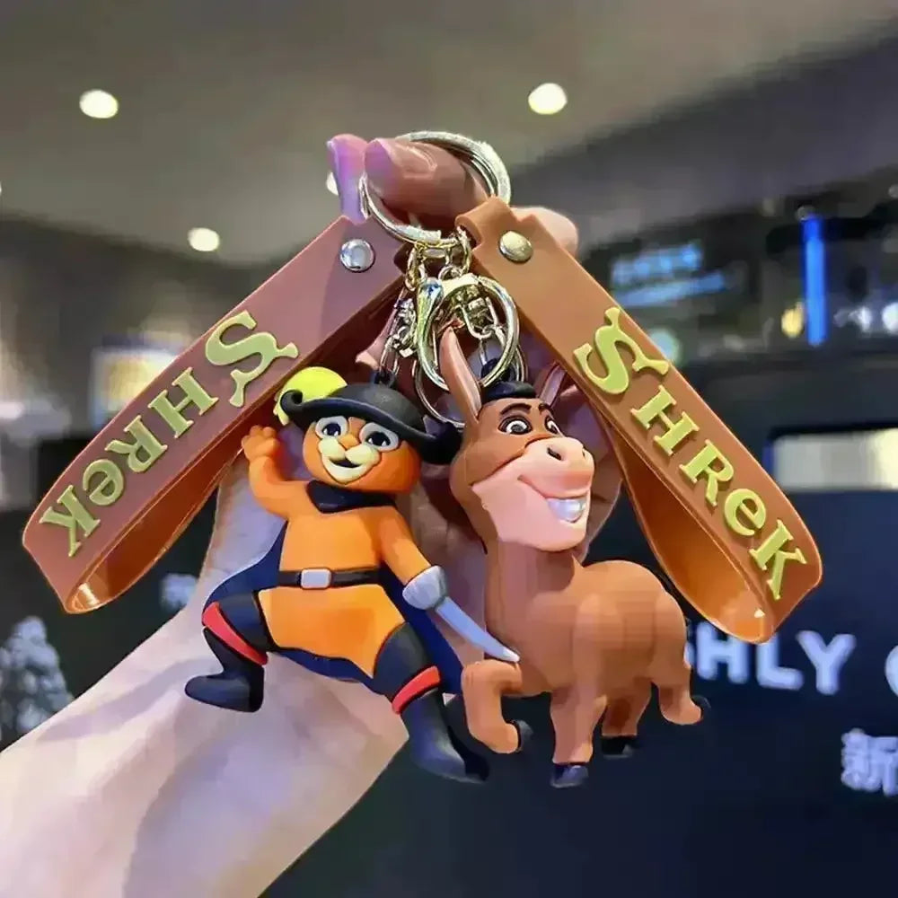 Shrek Key Rack Shrek Characters 3D Keychain