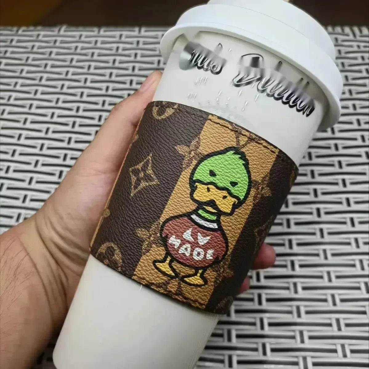 Signature Sip Luxury Monogram Ceramic Mug (700 ml) - Bear Hugs