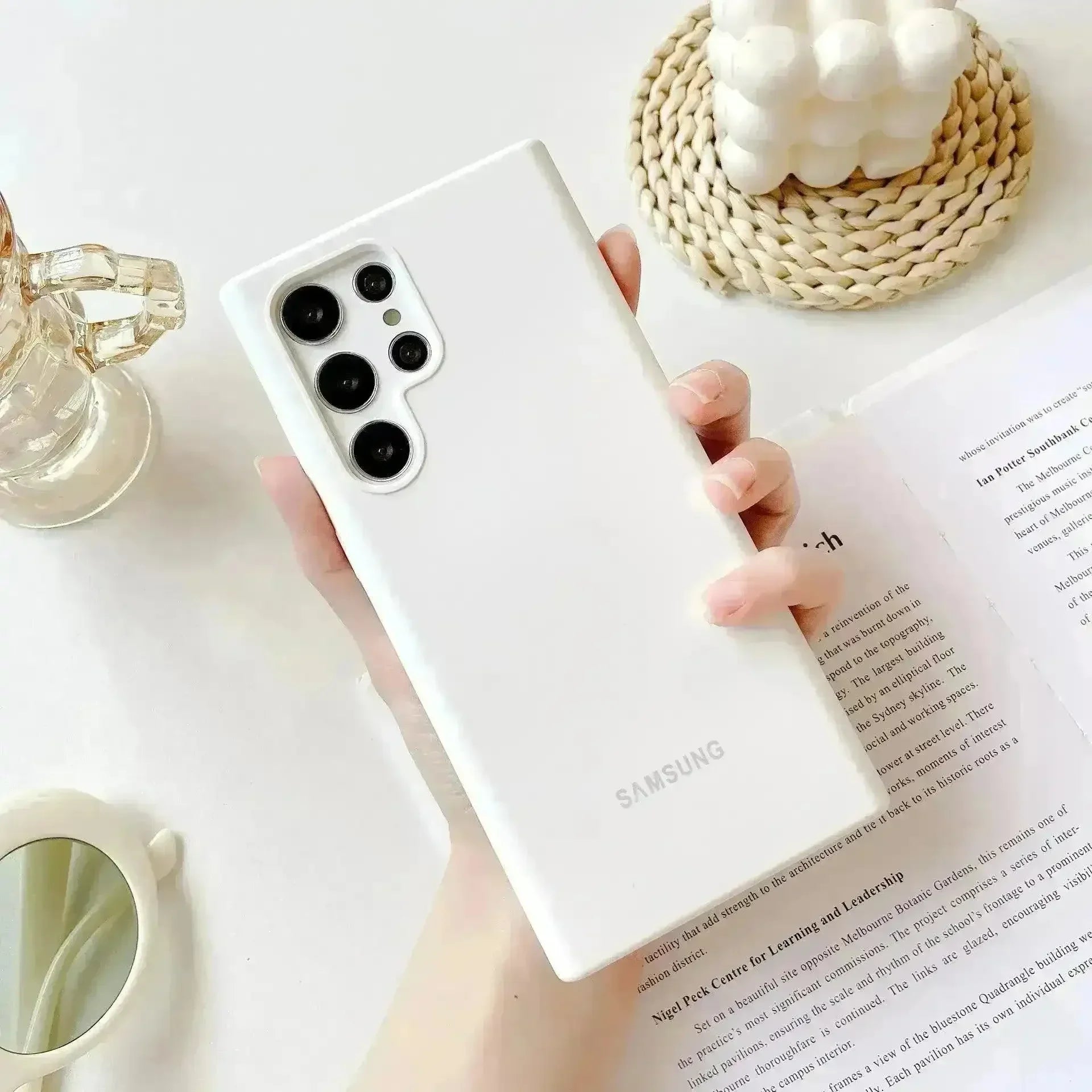 Silicon Anti-Fall Premium Cover (For Samsung) - Bear Hugs