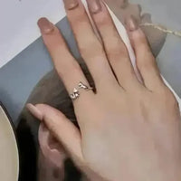 Silver Hip Hop Cat Ring - Bear Hugs