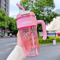 Simple Durable Plastic Tumbler (900 ml) - Bear Hugs