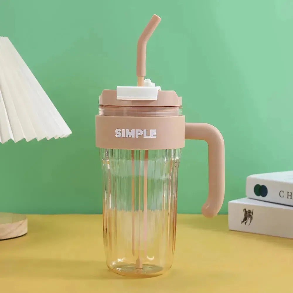 Simple Durable Plastic Tumbler (900 ml) - Bear Hugs