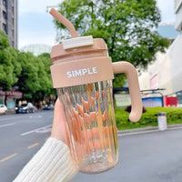 Simple Durable Plastic Tumbler (900 ml) - Bear Hugs