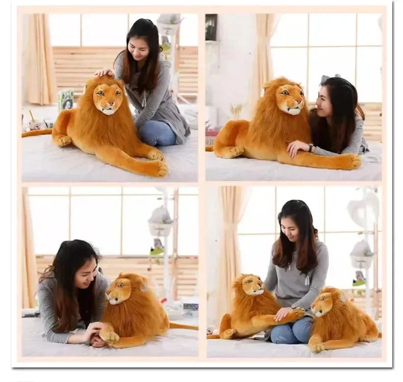 Simulation Big Cat Plush Toy - Bear Hugs