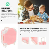 Simulation Trolley Suitcase Mini Lunch Box - Bear Hugs